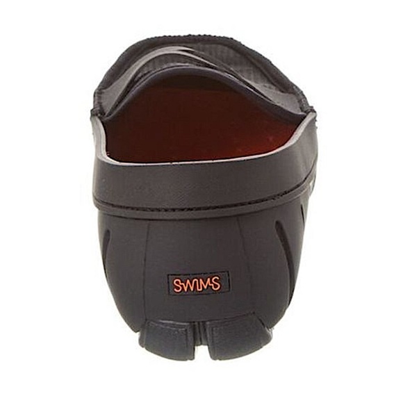 SWIMS Men’s Penny Loafers Slip-on Moccasin/Deck Shoes Size 10.5 Black/Orange - Picture 3 of 12